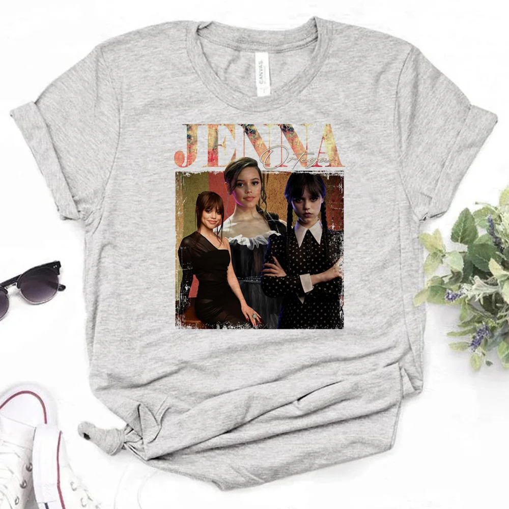 Jenna Ortega t shirt women graphic harajuku t shirt girl harajuku graphic clothing