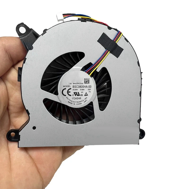 Ventilador de refrigeración de CPU para NUC8I7BEH, NUC8, I3, I5, I7, BSC0805HA-00, DC05V, 0.60A, 1Z24L9R, 4 pines, 3 uds.