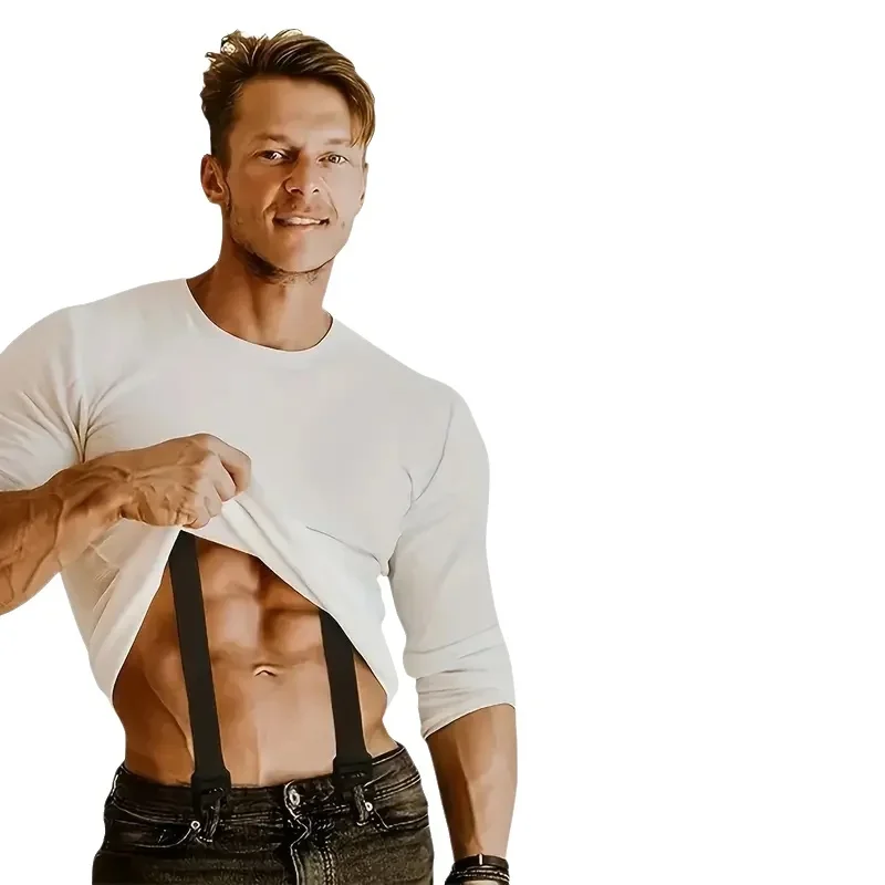 جديد الكبار الحمالات رجل الأقواس التنزه الأشرطة Bretelles المخفية الحمالات بنطلون ligas الهذيان التزلج تسخير الأشرطة في الهواء الطلق