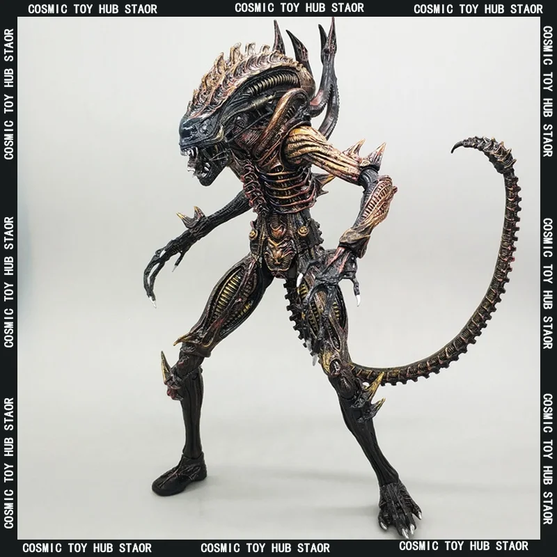 

17cm Alien Dog Battle Iron Blood Warrior Handheld Contract Model Deadly Ship Mobile Doll Toy Trendy Decoration Gift For Friends