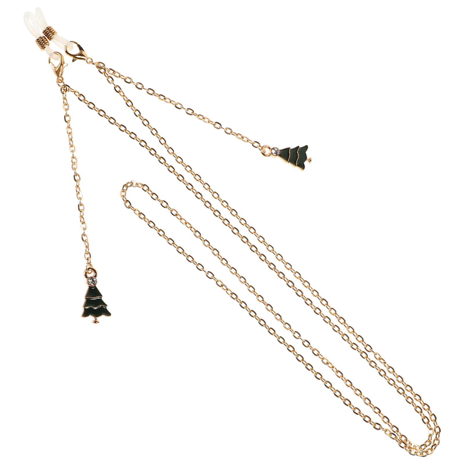 

1 Pair Alloy Glasses Chain Stylish Tassel Enamel Design For Men Women Sunglasses Holder Strap Prevents Loss Metal Eyewear