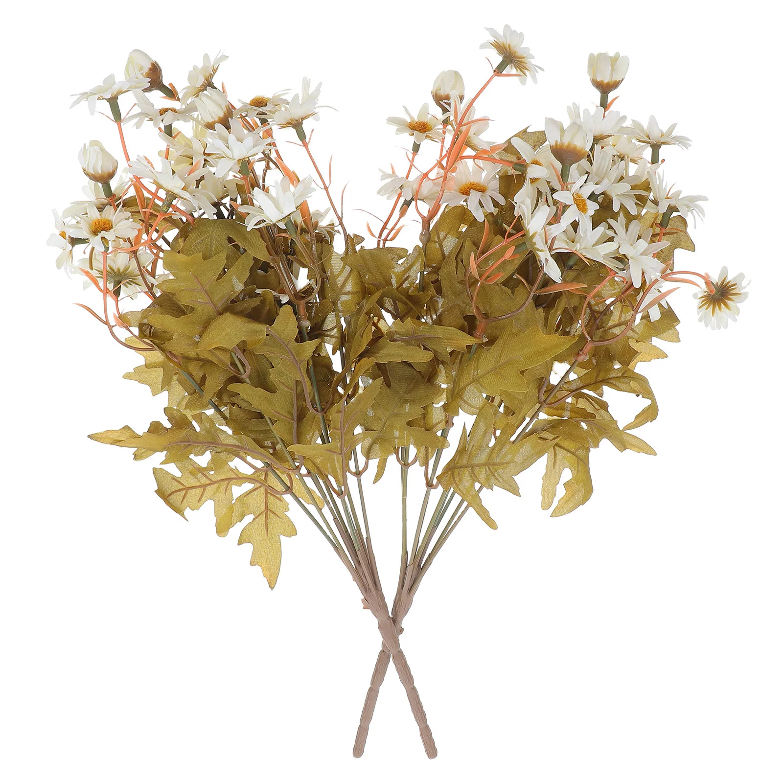 

2Pcs Lifelike Artificial Chrysanthemum Bouquets Realistic Fake Flowers for Dining Table Decor Photography Props