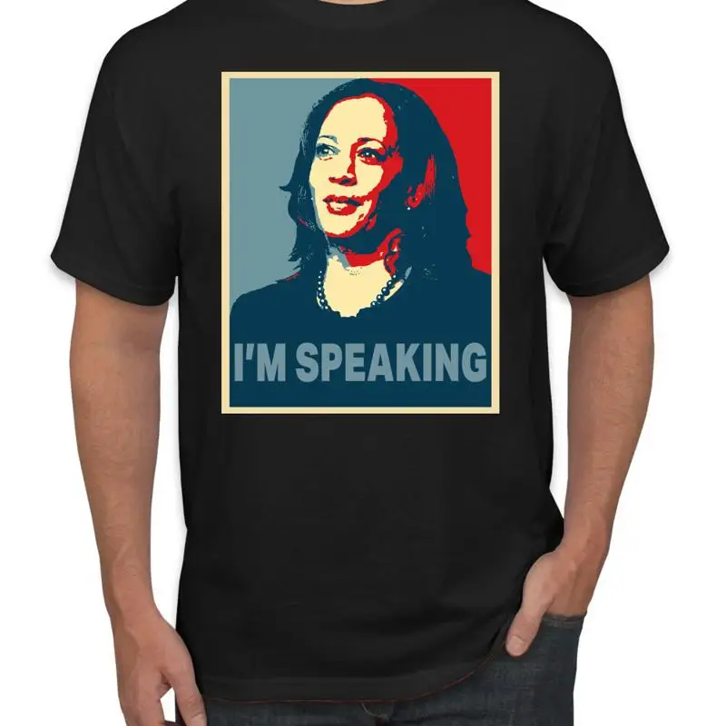 

Классическая футболка с надписью Kamala Harris I'm Speaking Quote 2024, США