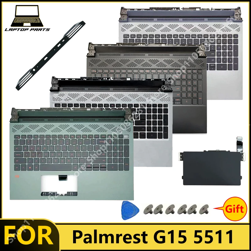 New palm rest is suitable for G15 5510 5511 5515 P105F laptops Keyboard backlight RGB