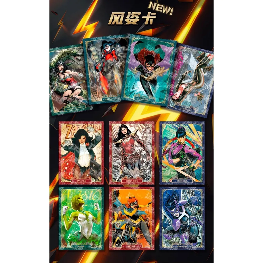 New KAYOU DC Cards for Children Superman Green Lantern Universe Glory Proof of Legend Rare Collection Cards Popular Gifts Toys