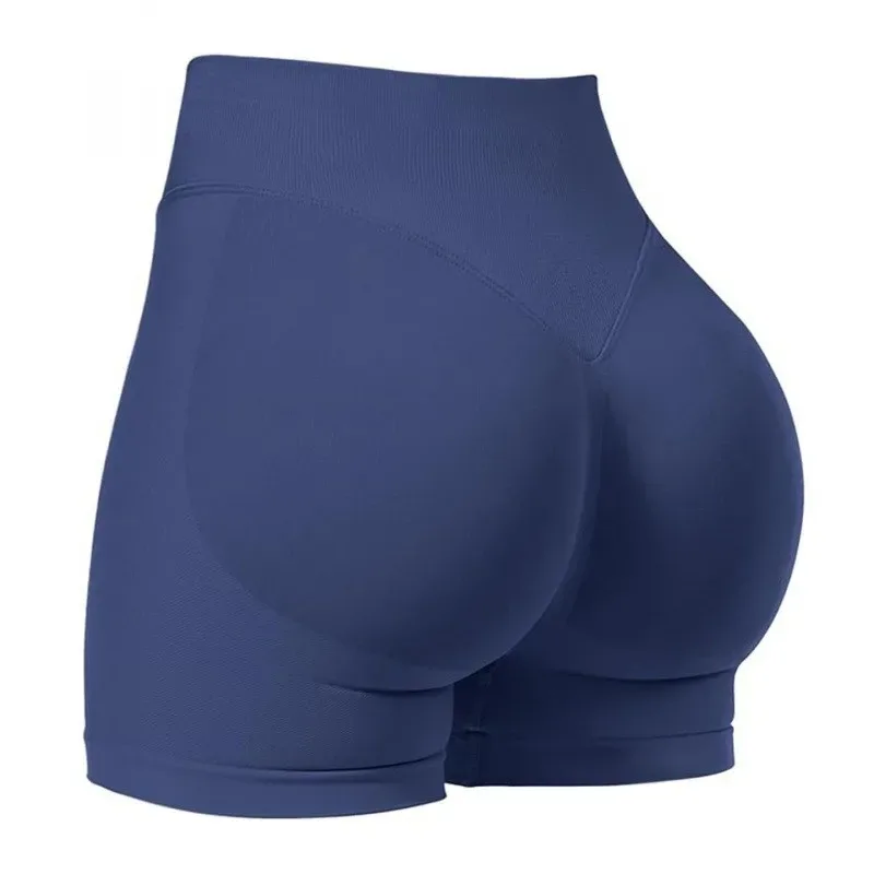 Women's Seamless High Waist Gym Shorts Butt Lifting Slim Fit High Elastic Yoga Shorts for Fitness Training Running & Cycling
