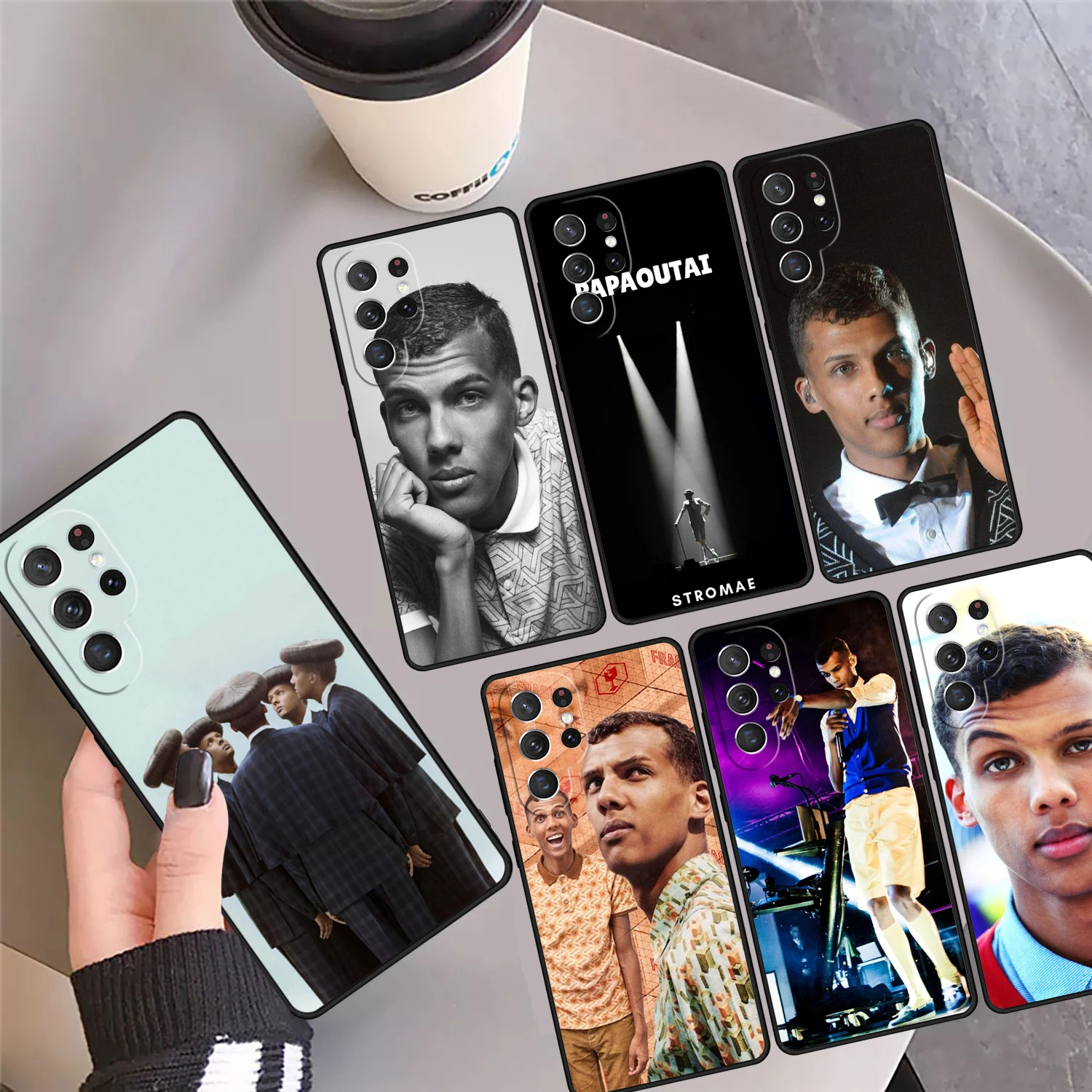 Stromae singer telefon hülle coque für samsung galaxy s24 ultra 23 s22 plus s21 fe s20 s8 s9 s10 note 10 pro note 20