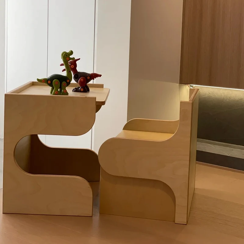 &c Customized Wood Furniture Manufacturer Montessori Children's Activity Table Preschool Learning Set