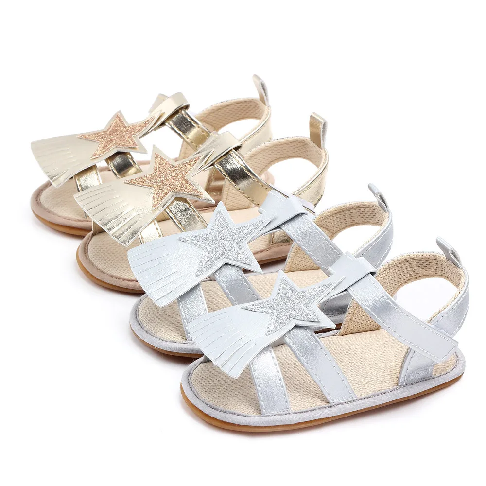 Sandalias con flecos para bebé de 0 a 1 año, zapatos de Interior para niño pequeño, novedad de verano, 2174