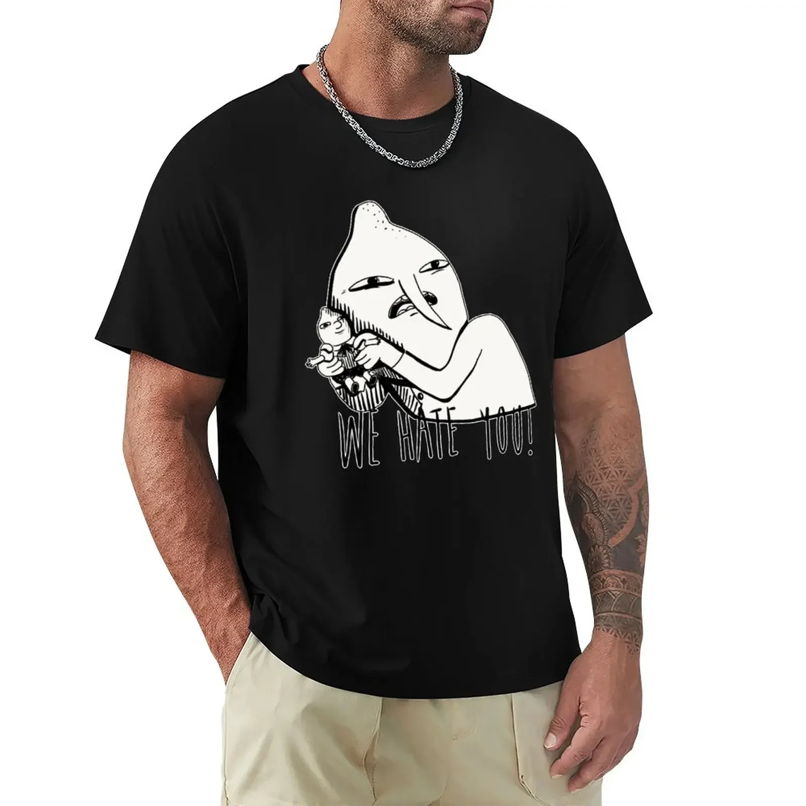 Мужская летняя футболка с коротким рукавом и принтом