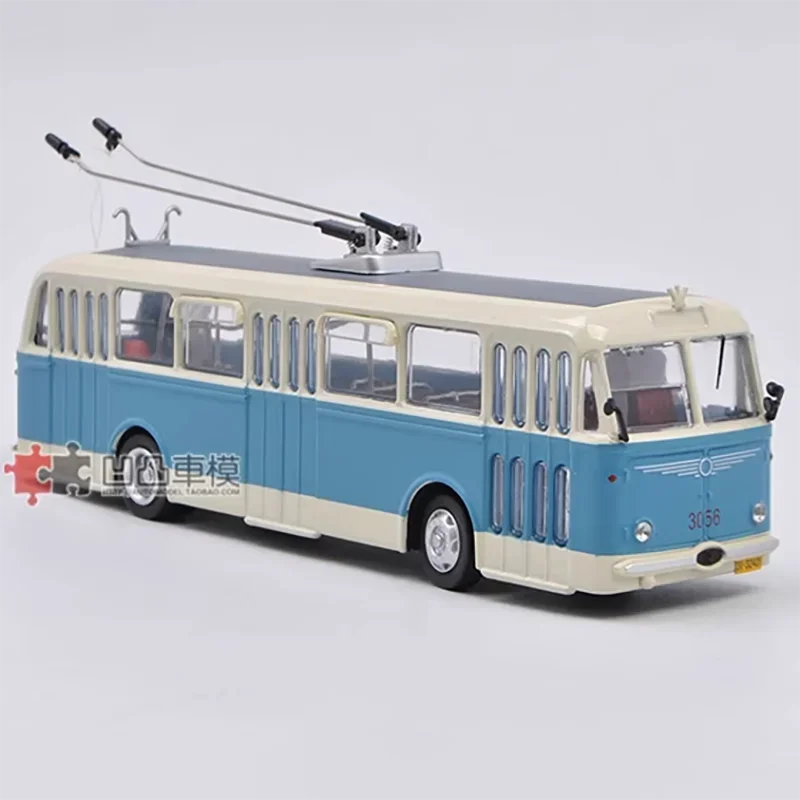 Car Model Collection 8TR Beijing Bus Trolley Original Factory 1:64 Simulation Alloy Car Model Decoration Collectibles Gift