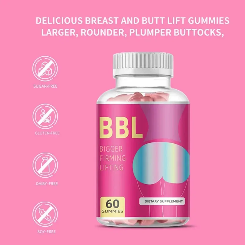 1 bottle of ladies\' hip lifting BBL gummies to improve energy regulation and hormone levels in the body