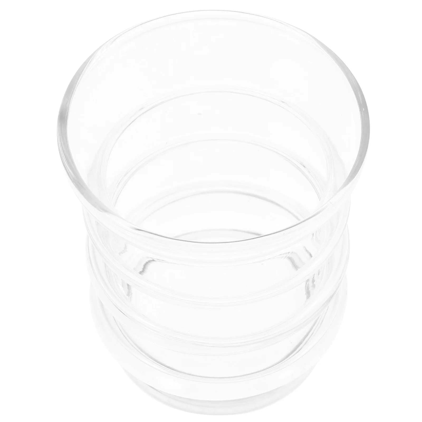 

4Pcs Glass Tea Light Holders Clear Transparent Jar Aromatherapy Wedding Party Romantic Decoration