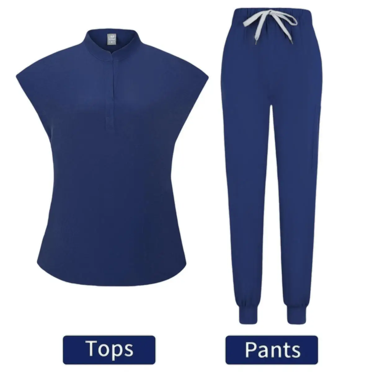 Nieuwe Mode Spandex Medische Sets Verpleging Scrubs Ziekenhuis Uniform Arts Verpleegkundige Uniformen Vrouwen Scrub Set