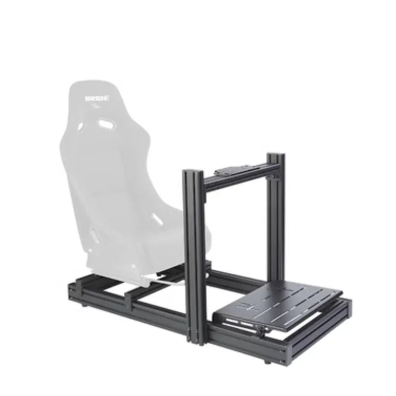Easy Installation VR Driving Game Simulator GT Lite Aluminum Profile 4080 Bracket Race Simulator Seat  Sim Rig Racing Cockpit