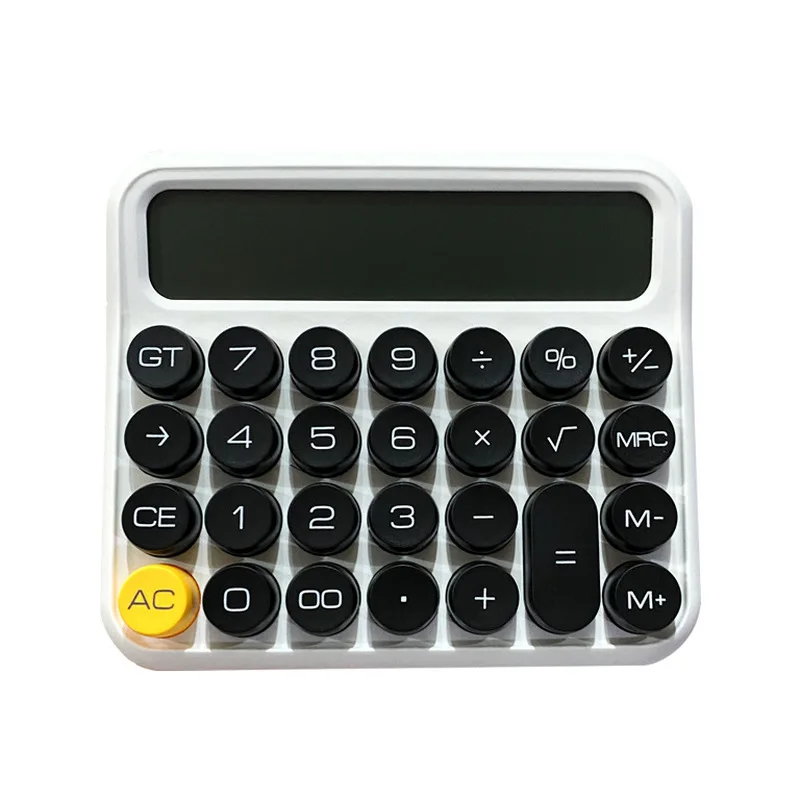 Boutique Stationery Small Square Calculator Personalized Large Lcd Screen Solar Office Calculator School Dual Portable