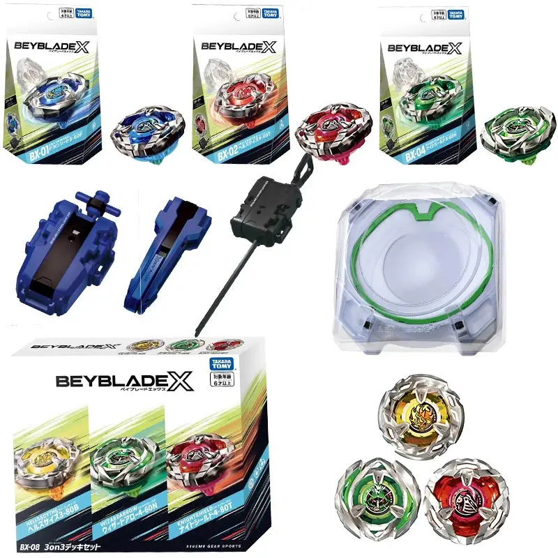 Beyblade Burst Launcher Tops Battle Toys Boys Metal BeybladeX Original Arena Takara Tomy Anime Action Figure For Children Gift