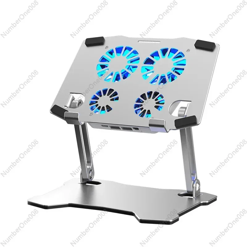 New X16 flat bracket radiator aluminum alloy folding bracket portable four fans x16flat radiator