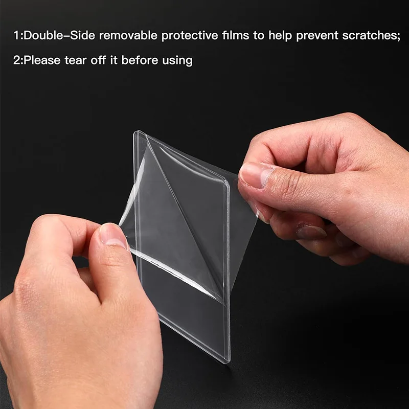 20-100pcs Game Card Sleeves Holder Protective Film PVC Cards TopLaders Hard Plastic Toy For Protectors Trading Storage Gift Toy