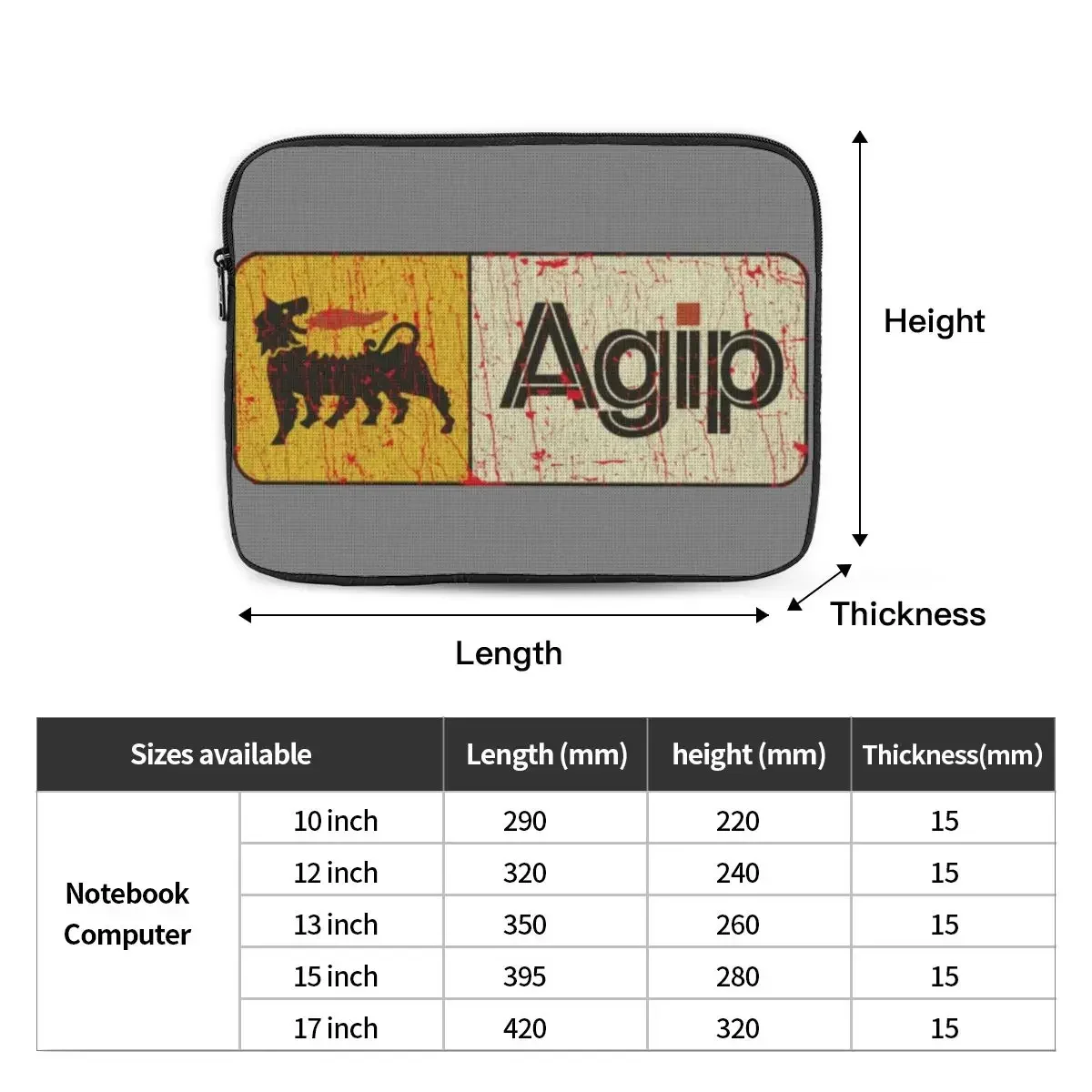 Azienda Generale Italiana Petroli (AGIP) ノートパソコンバッグ ケース ポーチ ノートブック スリーブ カバー バッグ タブレット 耐衝撃ケース バッグ