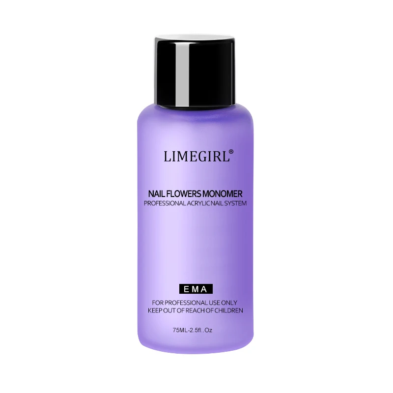 Limegirl Grote Capaciteit Nail Acryl Vloeibare Monomeer Kristal 40/70/120/240 ml voor Nagels Art DIY Acryl Poeder Vloeibare Manicure