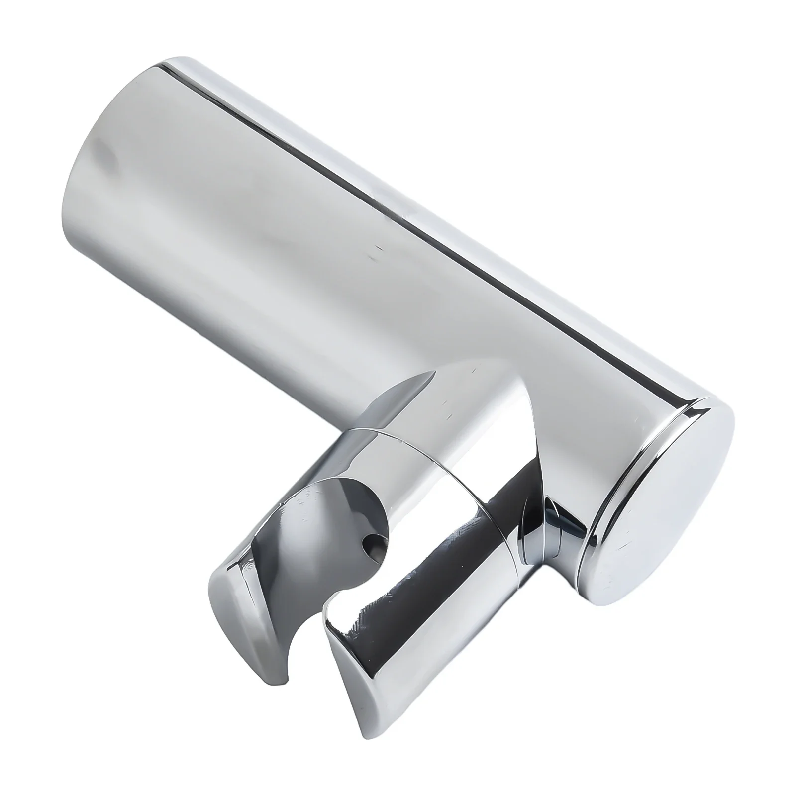 

Bathroom DIY Shower Head Holder With Screws Versatile Wall Mounted Adjustable Angle Bracket Chrome Finish Decor