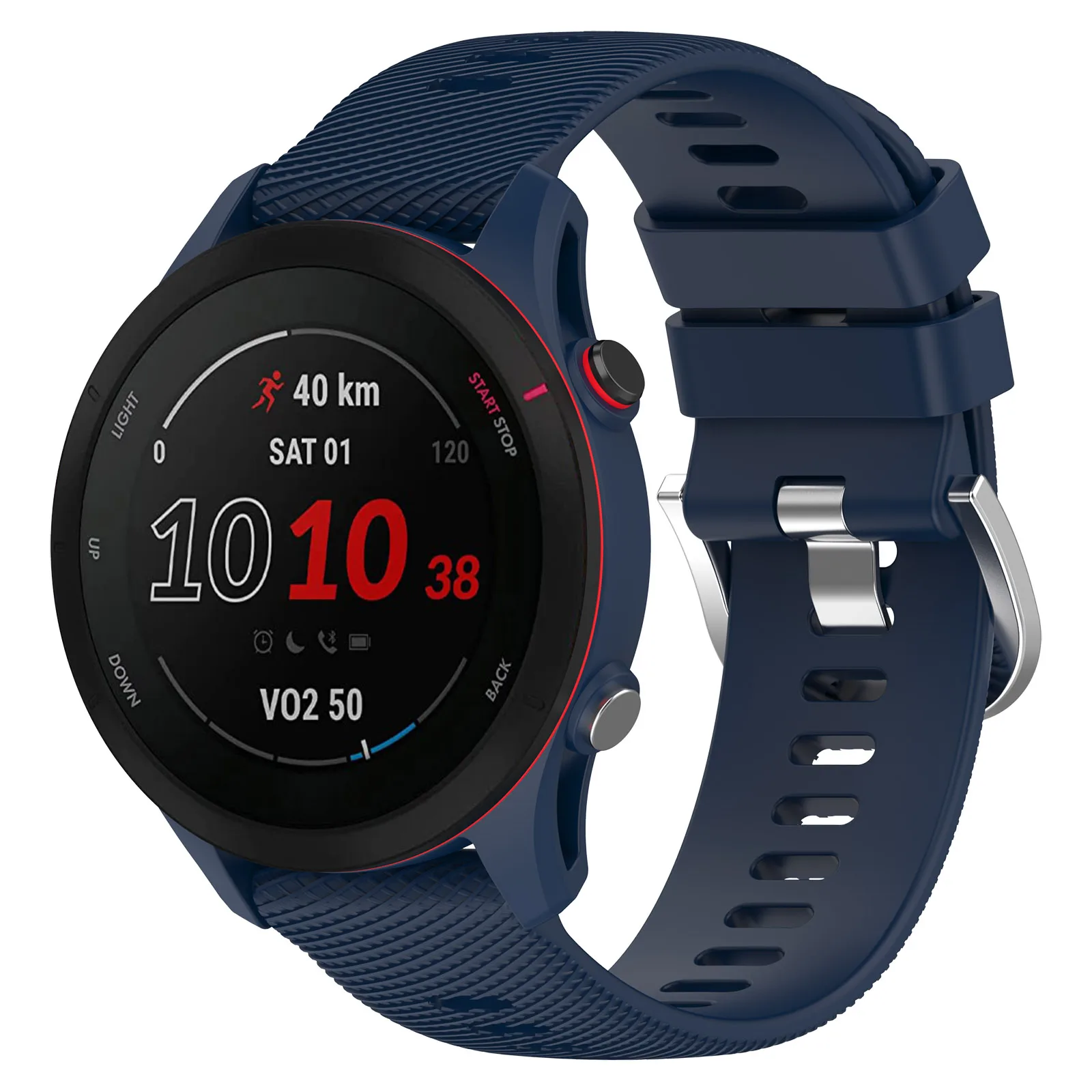 Garmin Forerunner 용 실리콘 밴드 255 255S 245 645 Vivoactive 4S 4 3 Venu 2 2s 2 Plus 스마트 시계 밴드 교체 팔찌