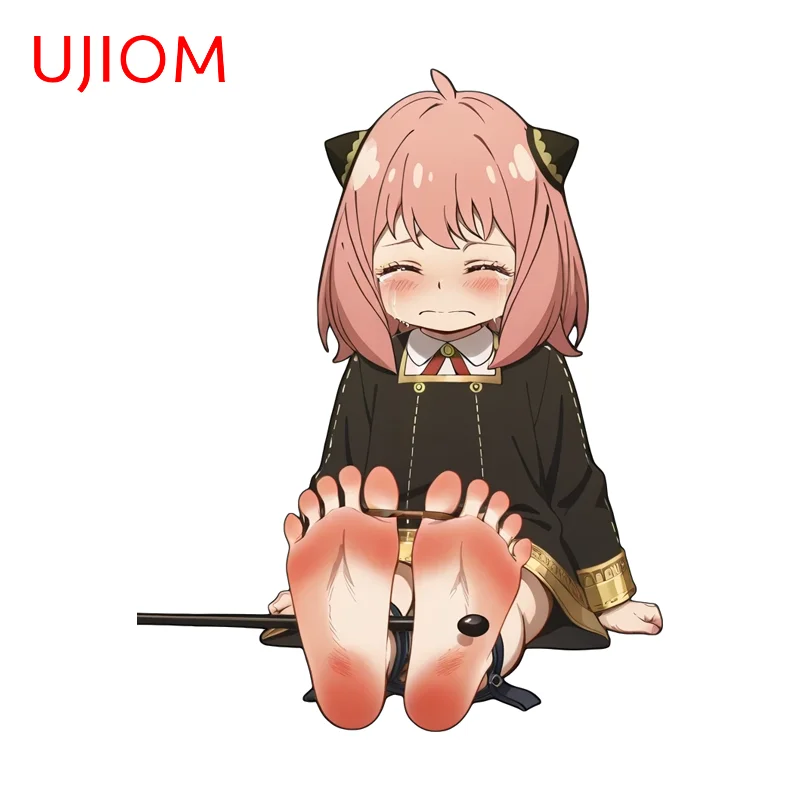 UJIOM Cute Anya Forger Cartoon Graffiti Wall Sticker Exquisite Attractive Wardrobe Decal Portable Items Room Decor Poster