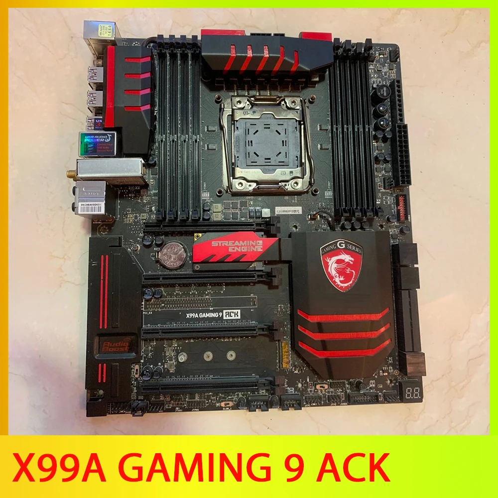 

Для Msi 128G SATA3 M.2 USB3.0/3.1 LGA2011-V3 DDR4 E-ATX Материнская плата для настольных ПК X99A GAMING 9 ACK
