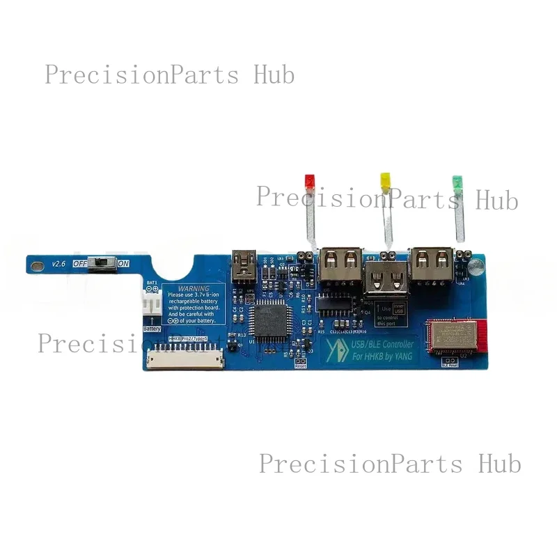 YDKB Electrostatic Capacitance to Wireless Bluetooth-compatible BLE BT Dual-mode Master Control Non-keyboard Suitable for HHKB P