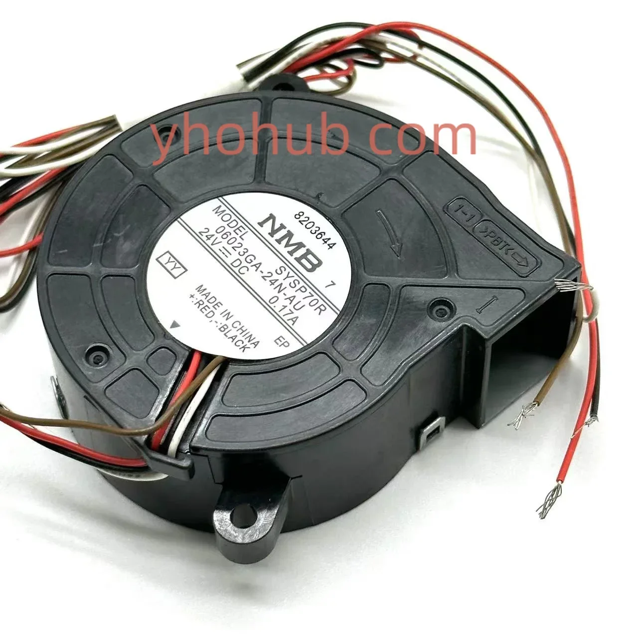 NMB-MAT 06023GA-24N-AU DC 24V 0.17A 4-Wire Stage Lamp Projector Cooling Fan