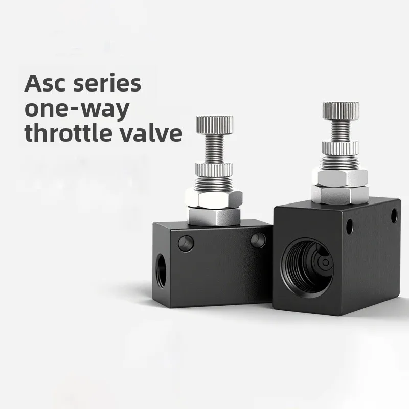 ASC-06/08/10/15/25/32 RE-02 03 04 Pneumatic Speed Regulating Valve One-way throttle valve flow control valve Pneumatic Parts
