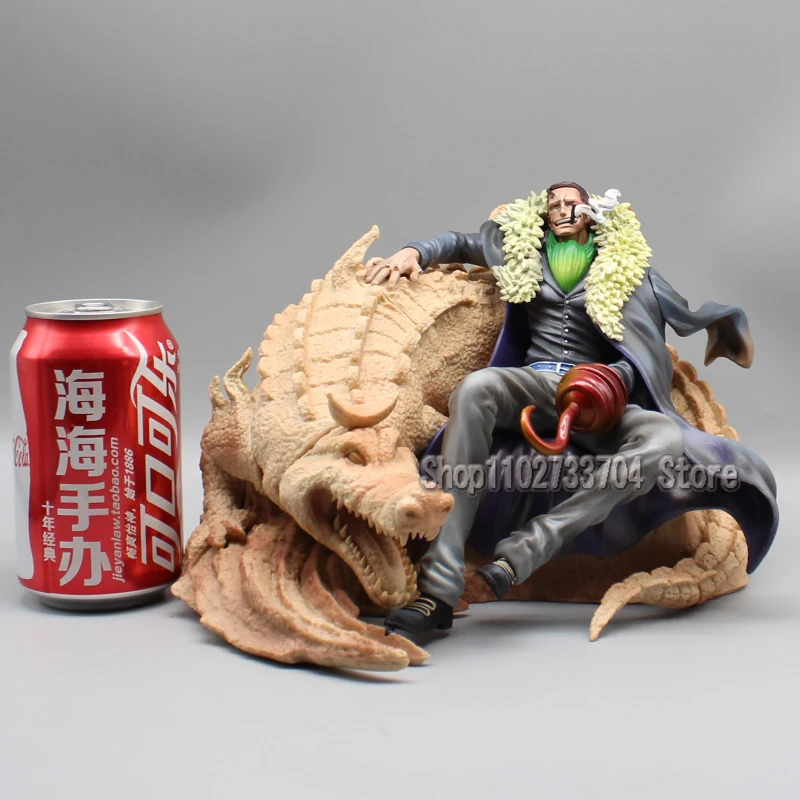 18cm Anime One Piece Figures Sir Crocodile Oka Shichibukai Action Figures ONE PIECE PVC Model Collection Toys Decoration Gifts