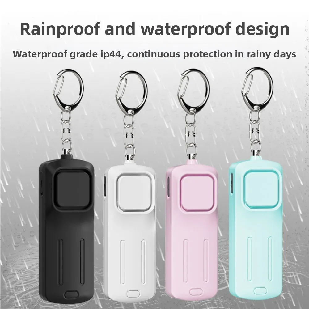 

Персональный брелок для сигнализации для женщин - устройство для самообороны с тянущим кольцом, уличная безопасность, анти-волчья сигнализация, портативное аварийное оповещение