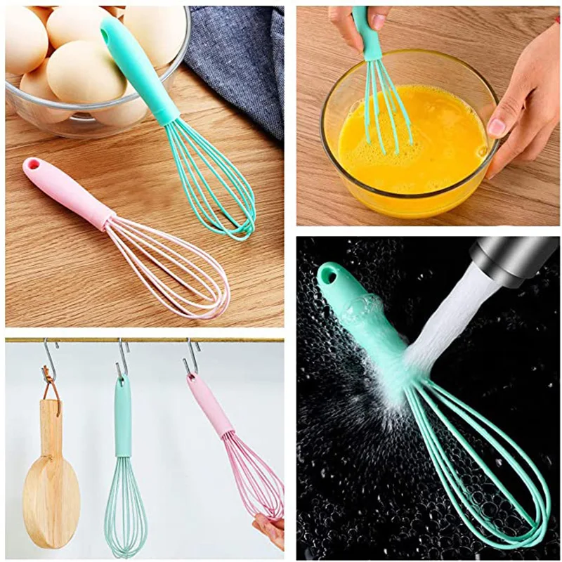 Silicone Manual Whisk, Practical Gadgets,  Cream Bubbler, Kitchen Baking Tools, Spot Gadgets