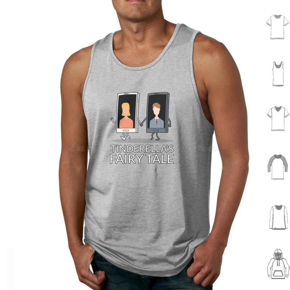 Tinderella's Fairy Tale-Social Media Influencer Social Media Trends Funny Social Media Tank Tops Vest Sleeveless Funny
