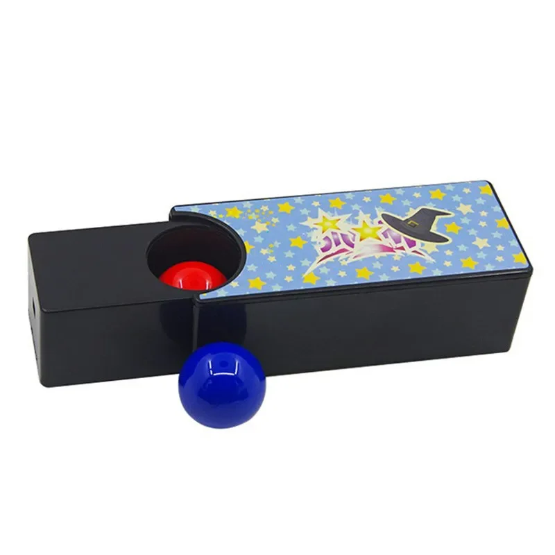 Changeable Magic Box Tricks Classic Funny Gadgets Toys Turning The Red Ball Into The Blue Ball Props Classic Magic Tricks Toys