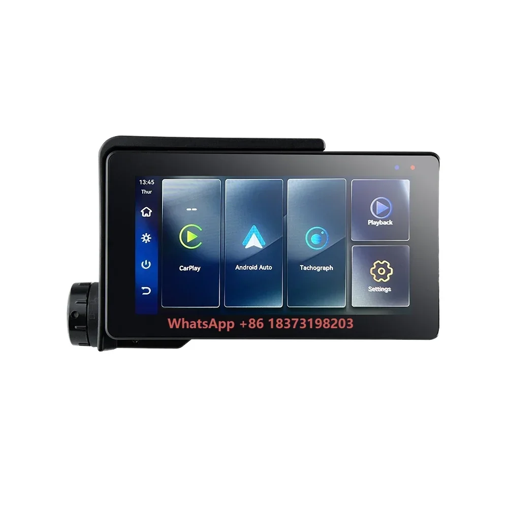 

5,5-дюймовый водонепроницаемый беспроводной GPS-дисплей для приборной панели с Android Auto и CarPlay, портативная навигация для мотоциклов, гарантия 1 год