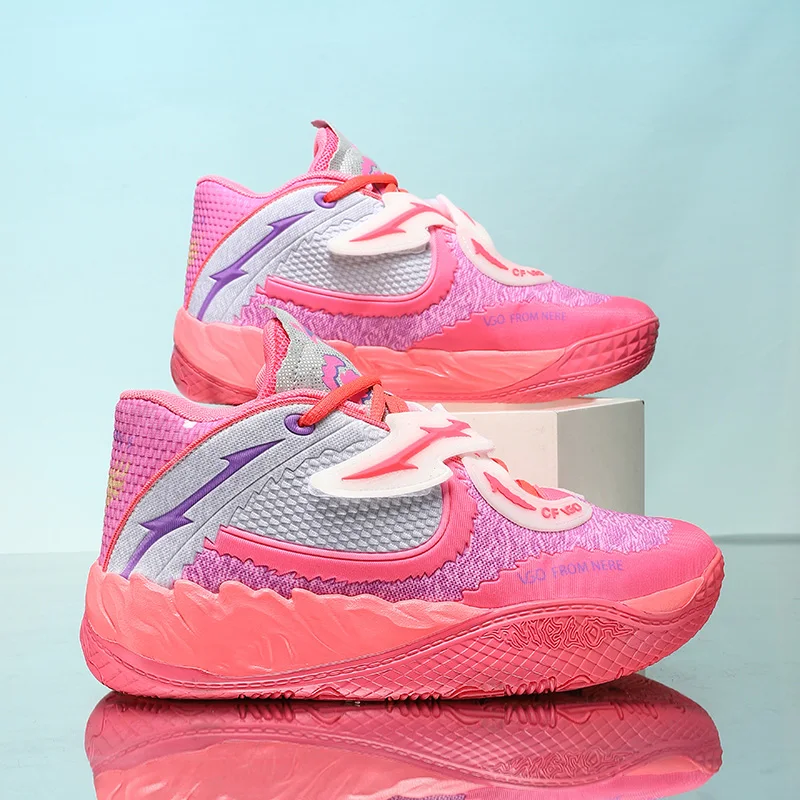 

Basketball Shoes for Men and Women, Non-Slip, Wear-Resistant, Shock-Absorbing, Breathable Mesh, Lightweight Student Trendy Sport