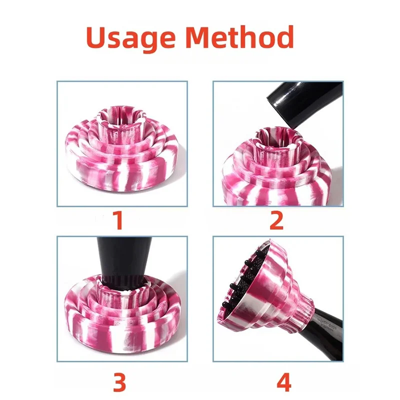 1 قطعة صالون التمويه سيليكون مجفف الشعر الناشر غطاء قابل للتعديل مقاومة للحرارة تشتت تجفيف أدوات تصفيف الشعر