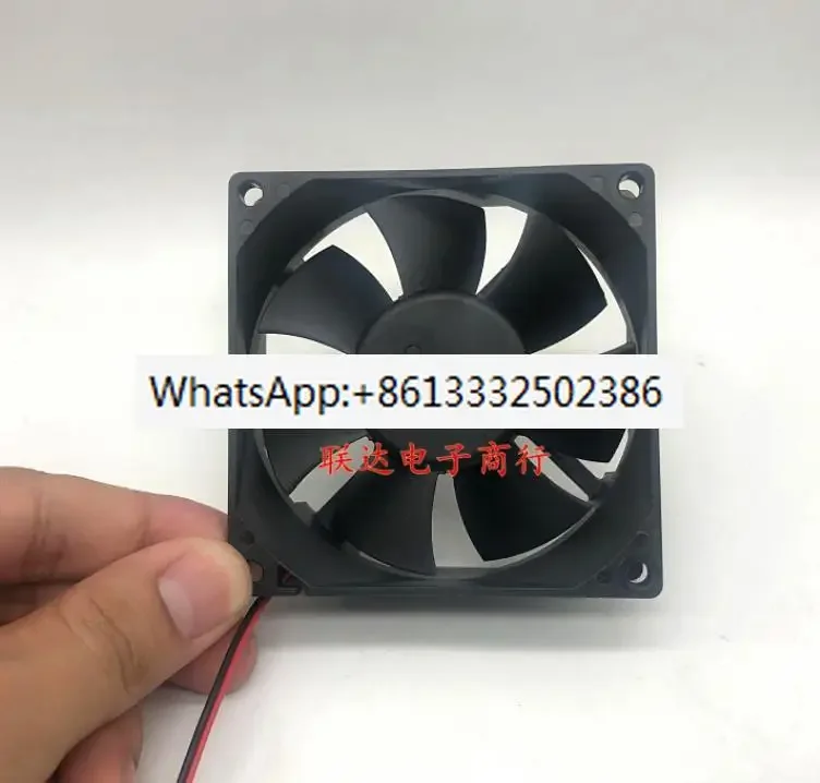 2pcs   KD1208PTS1 13.GN DC 12V 1.8W 2-Wire 80x80x25mm Server Cooling Fan