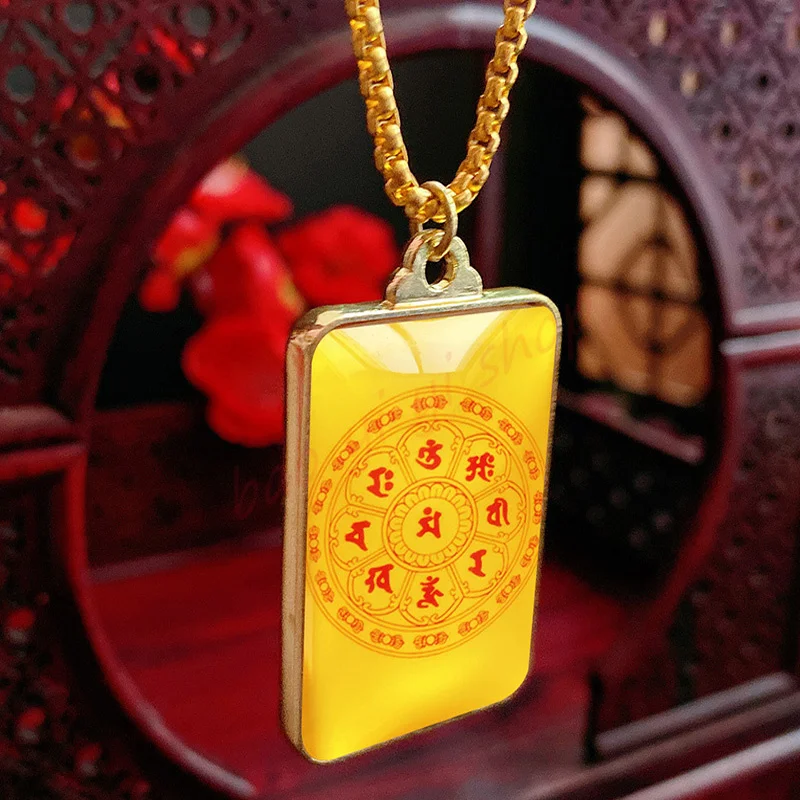 Manjusri Bodhisattva pendant, Taoist necklace for men and women, amulet, mascot