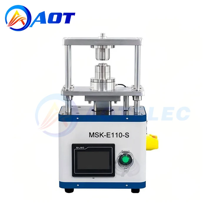Pressure Controlled Coin Cell Electric Crimping Machine For Coin Cell Cases Battery Making Equipment