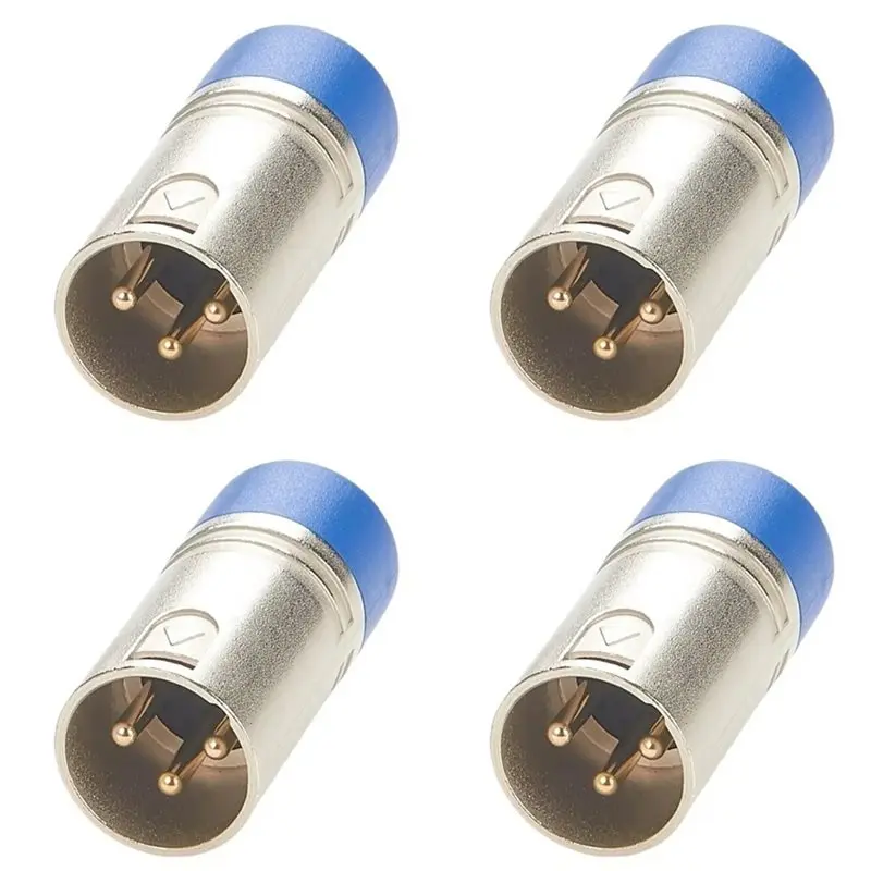 

2025 Trend 4X XLR 3Pin DMX512 Terminator Resistor,Terminal Resistance For Digital Multiplex Light Moving Heads Light Stage