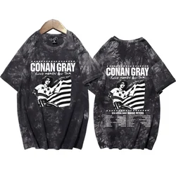 Conan Gray Found Heaven Tie Dye Shirts Unisex Round Neck Short Sleeve Popular Music T-Shirt Fans Gift