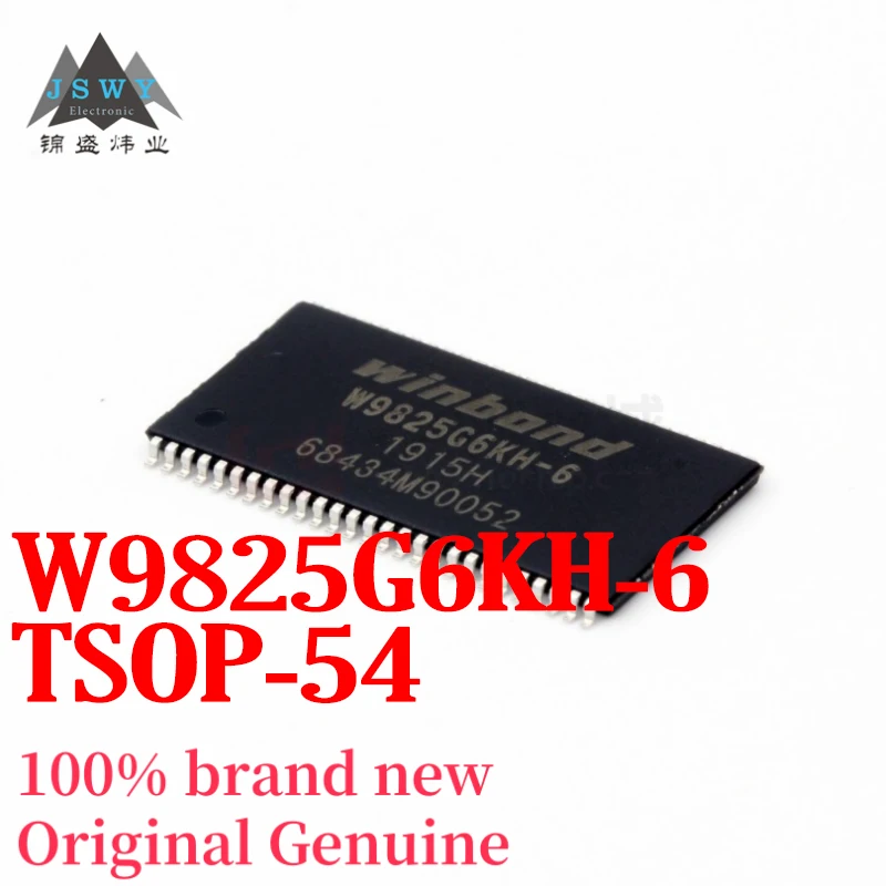 

(10/50pcs) W9825G6KH-6 W9825G6KH TSOP54 Integrated Circuit IC Brand New Original Fast Shipping