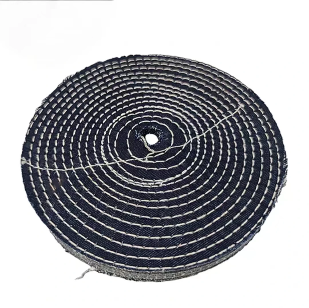 3.15~6 Inch Cowboy Cloth Polishing Wheel Denim Buffing Grinding Dics for Stainless Steel Metal Polishing 1Pc