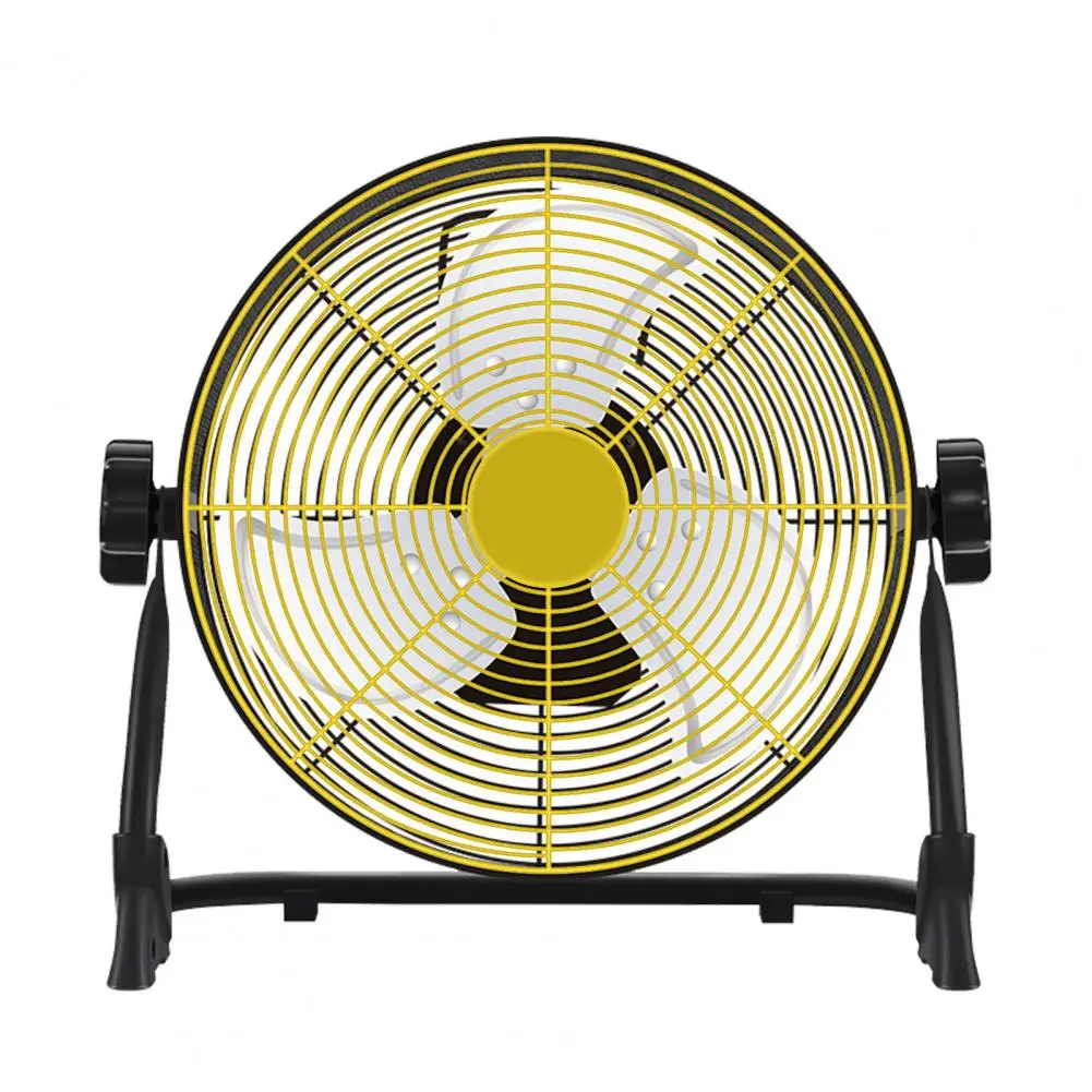 Floor Fan, 12 Inch Battery Operated Floor Fan, Portable Cordless Metal Blade High Velocity Outdoor Fan