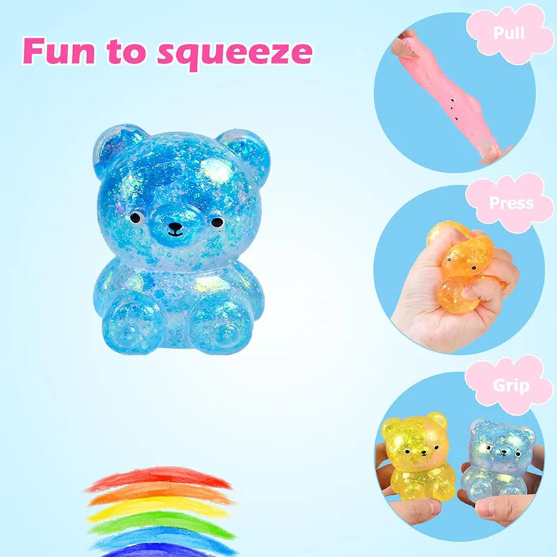 Kreatywny miękki miś Kawaii Squishy Toys Sensoryczna zabawka antystresowa dla dzieci z powolnym odbiciem na przyjęcia Klasy nagród
