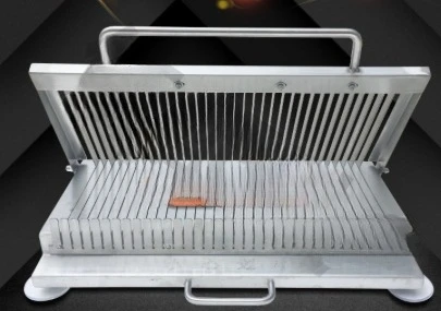 قطاعة ضغط يدوية من Liangpi، قطاعة صغيرة سميكة من الفولاذ المقاوم للصدأ لحم الخنزير، سجق البط، التوفو، الغداء، اللحوم، الخضروات